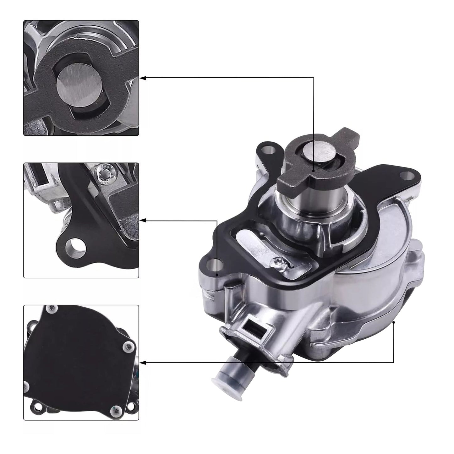 Pompa del vuoto A/TS Hatchback 2.5L 5 cilindri Volkswagen Rabbit 2008-2009 07K145100H 904-817