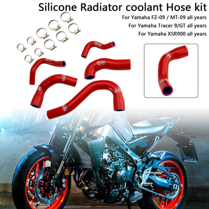 Yamaha MT-09 XSR900 Tracer 9/GT tutti gli anni Tubo refrigerante radiatore in silicone