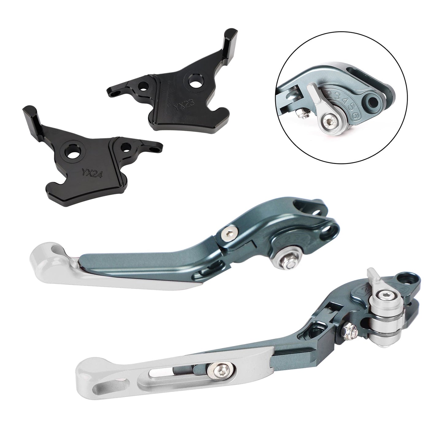 Leva freno frizione regolabile adatta per YAMAHA XMAX 300 2023-2025