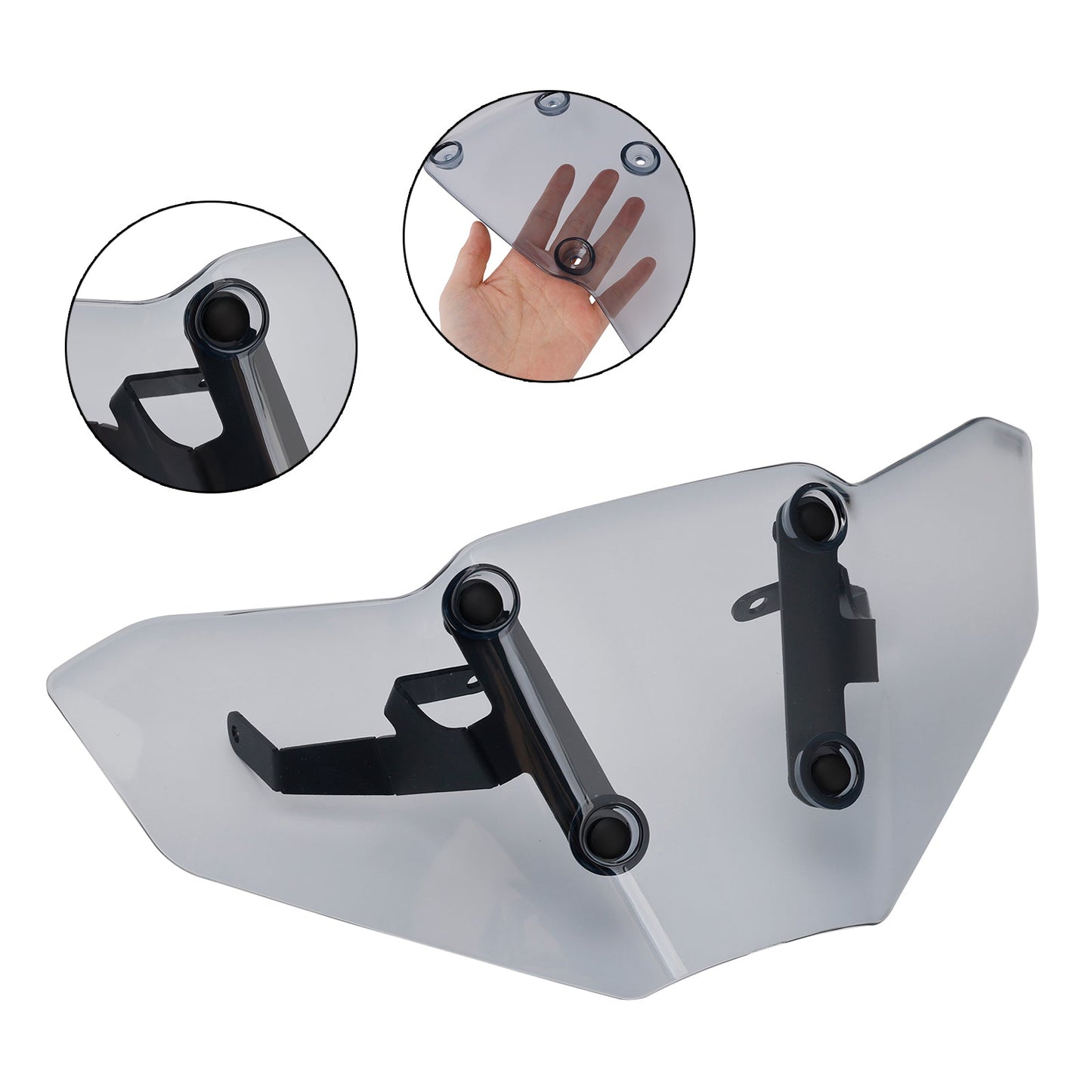 Cupolino parabrezza per moto compatibile con Yamaha MT-07 2025-2026