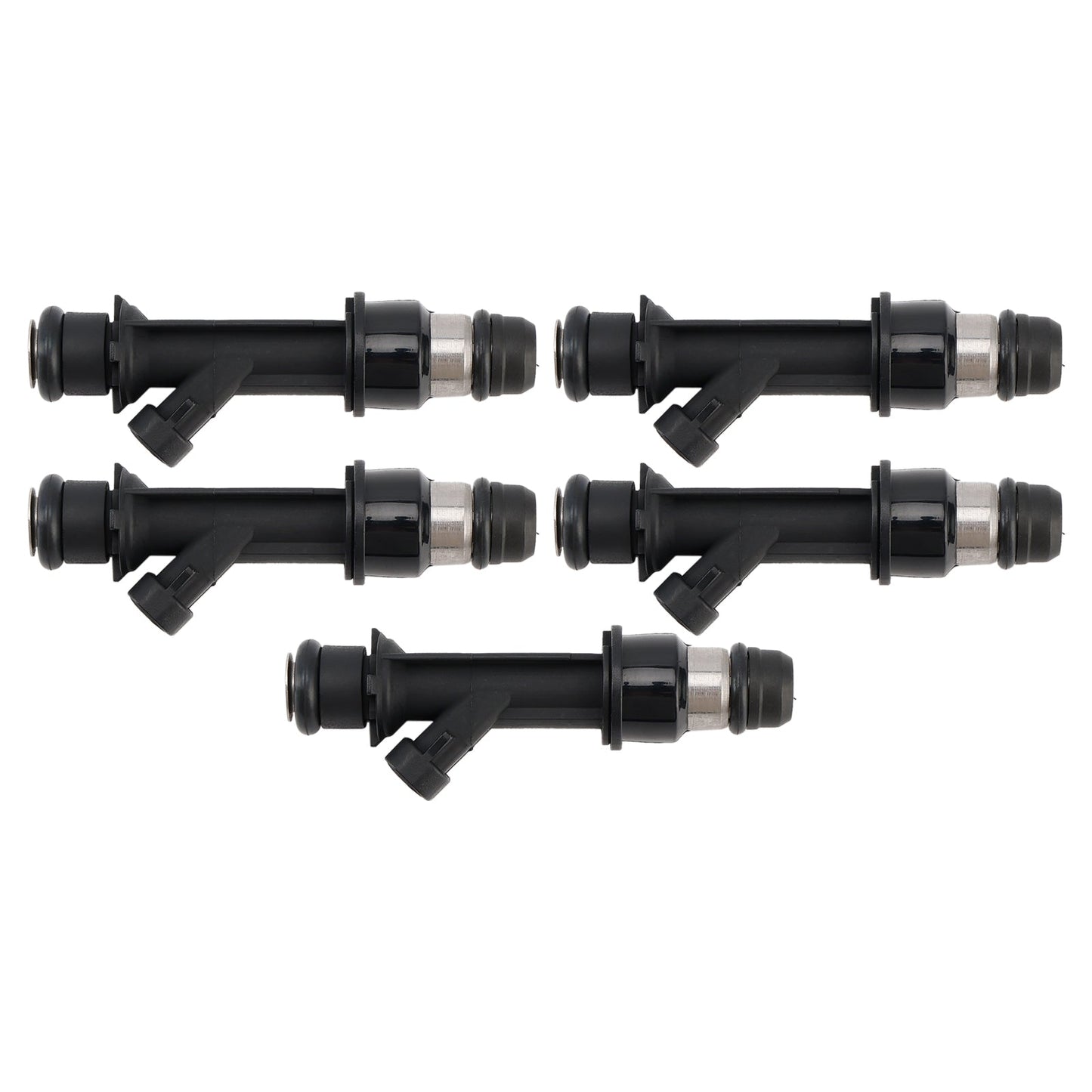 Iniettore di carburante 5 pezzi 12589465 compatibile con Hummer H3 compatibile con Chevrolet Trailblazer Colorado