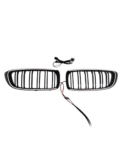 Griglia anteriore a doppio rene nera per BMW F32 F33 F36 F82 (2014-2020)