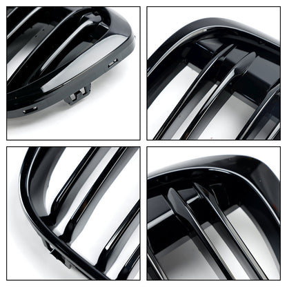 Griglia per rene anteriore nera lucida BMW X1 F48 F49 2PCS 2016-2019