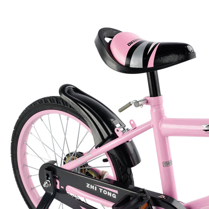 16 pollici di bici da bici per bambini sedile regolabile in bicicletta con ruote ausiliarie