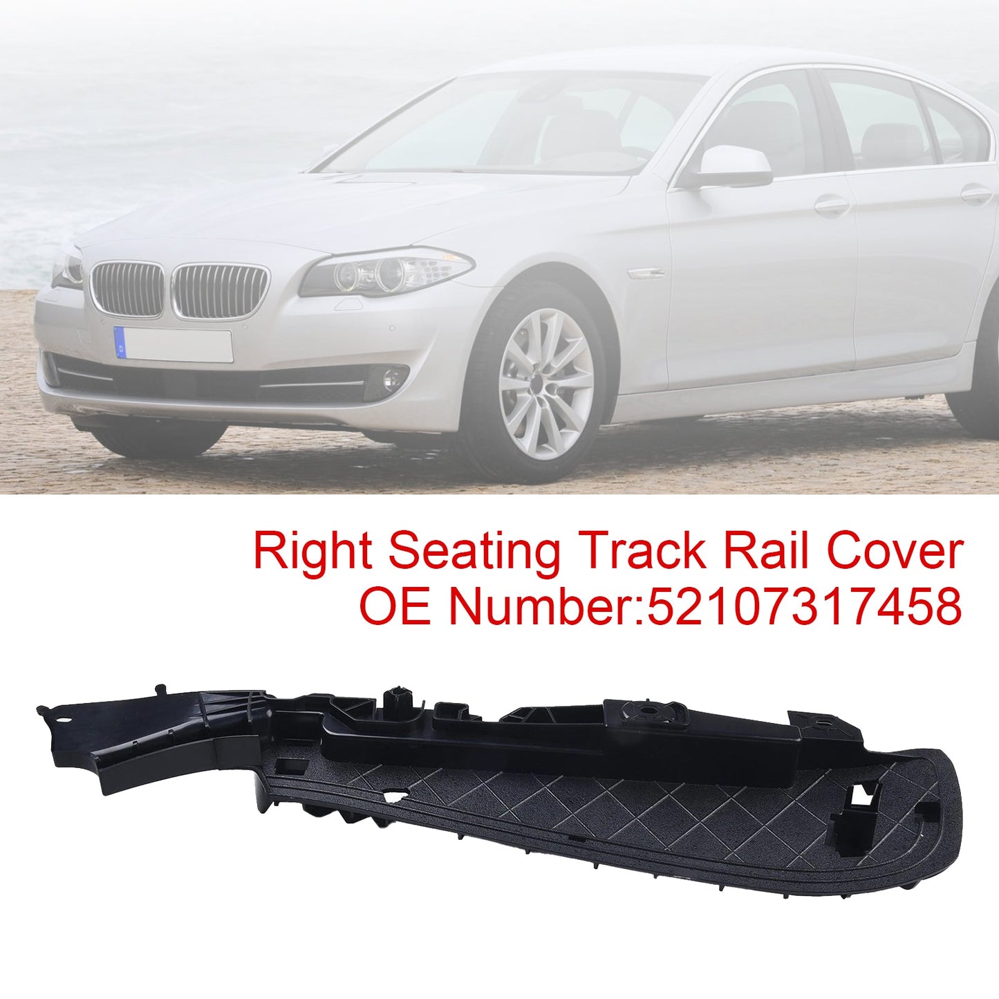 Copertura del binario di supporto del sedile destro 52107317458 adatta per BMW Serie 5 e 7