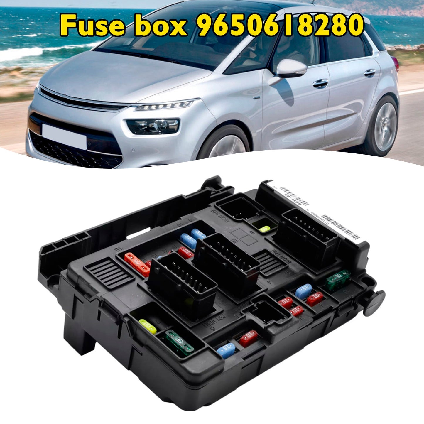 Modulo scatola fusibili BSM 9650618280 CITROEN C3 1.1 8V 1.4 16V 1.4 8V 1.4 HDI 1.6 16V 1.6 HDI 2002-2010