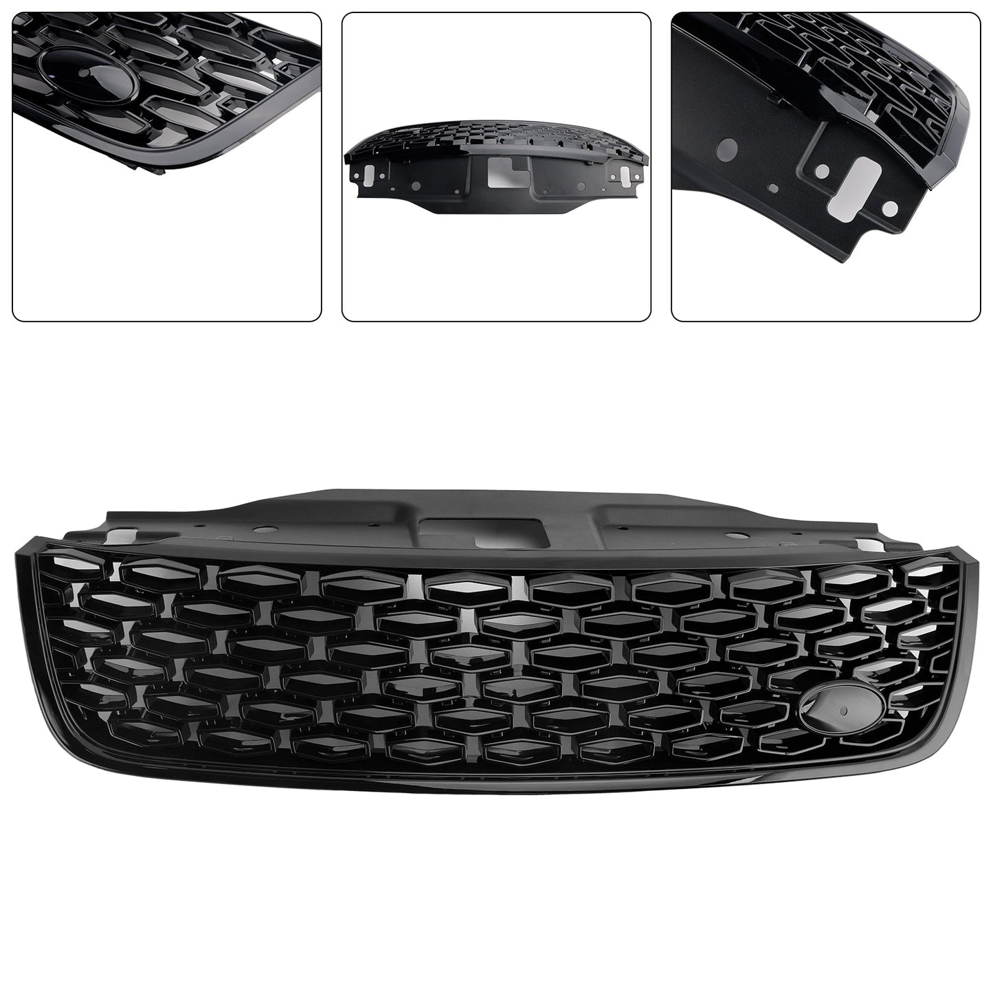 Griglia anteriore stile dinamico Land Rover Discovery 5 L462 2017-2020 nera