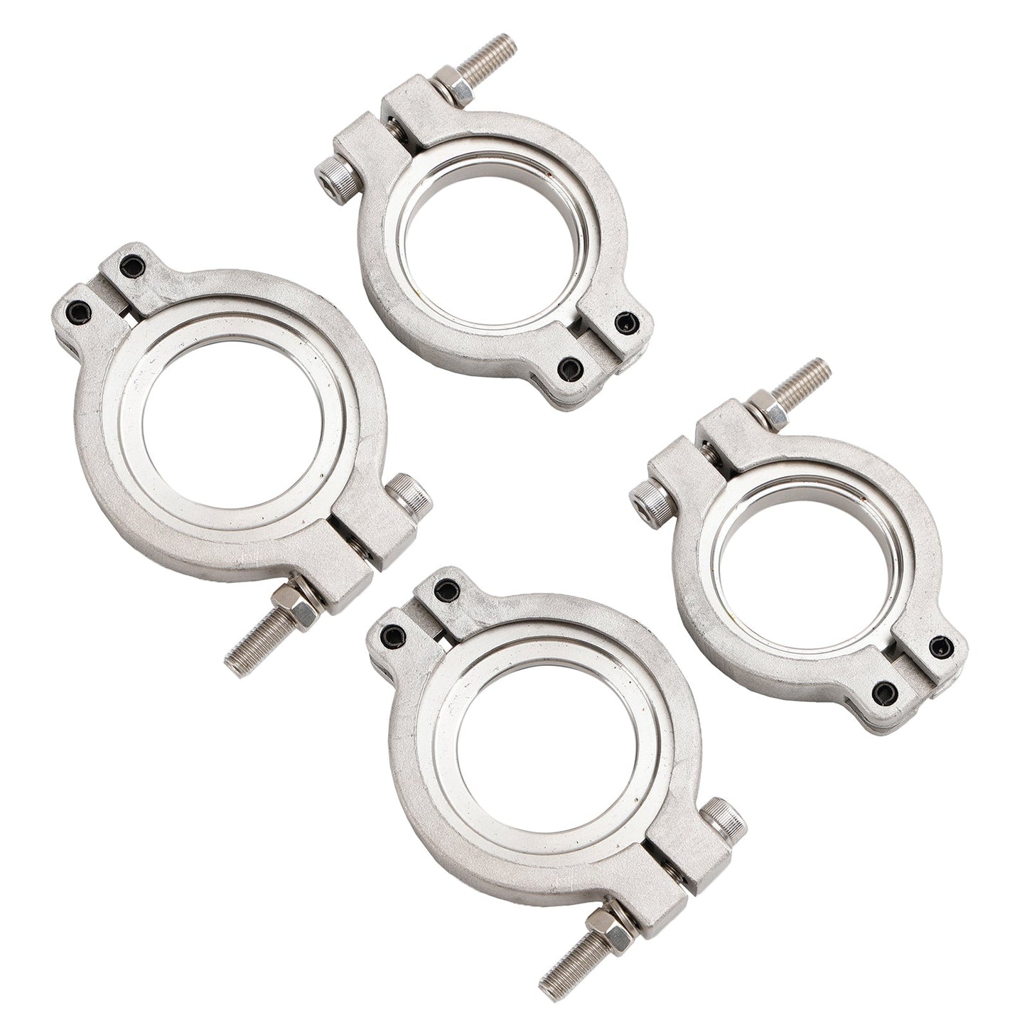Kit di morsetti a V Wastegate TiAL MV-S da 38 mm, 4 pezzi, con viti, dadi e guarnizioni