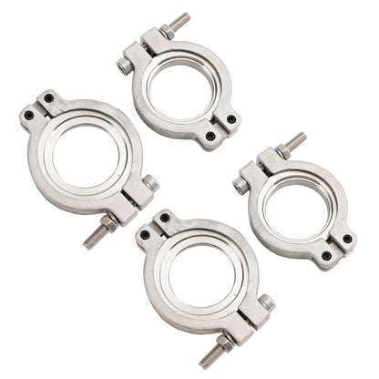 Kit di morsetti a V Wastegate TiAL MV-S da 38 mm, 4 pezzi, con viti, dadi e guarnizioni