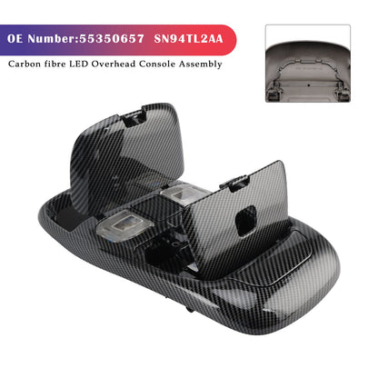 Console superiore anteriore a LED in carbonio per Dodge Ram 3500 1998-2002