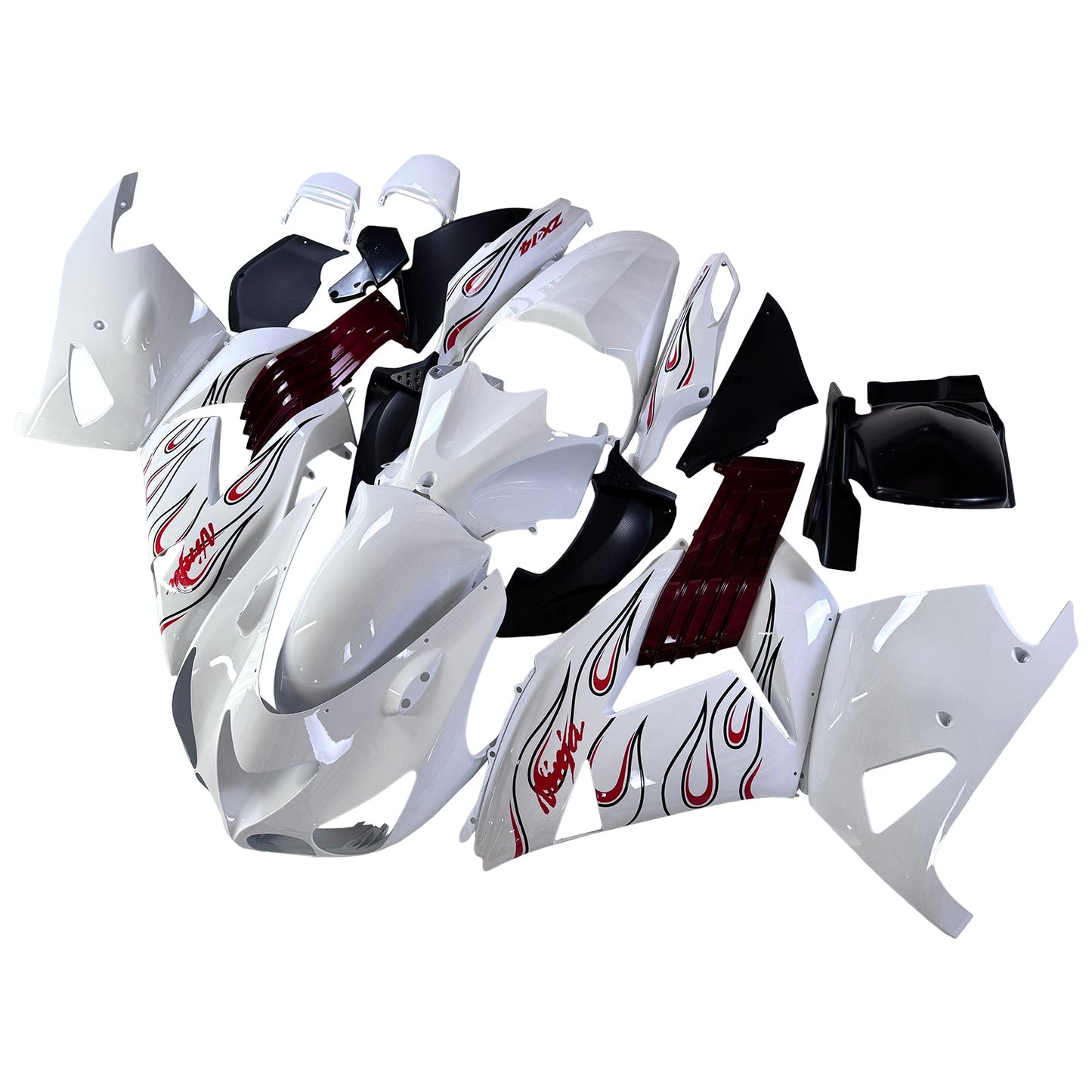 Kit di carene stampate a iniezione per Kawasaki ZX14R ZZR1400 2006-2011