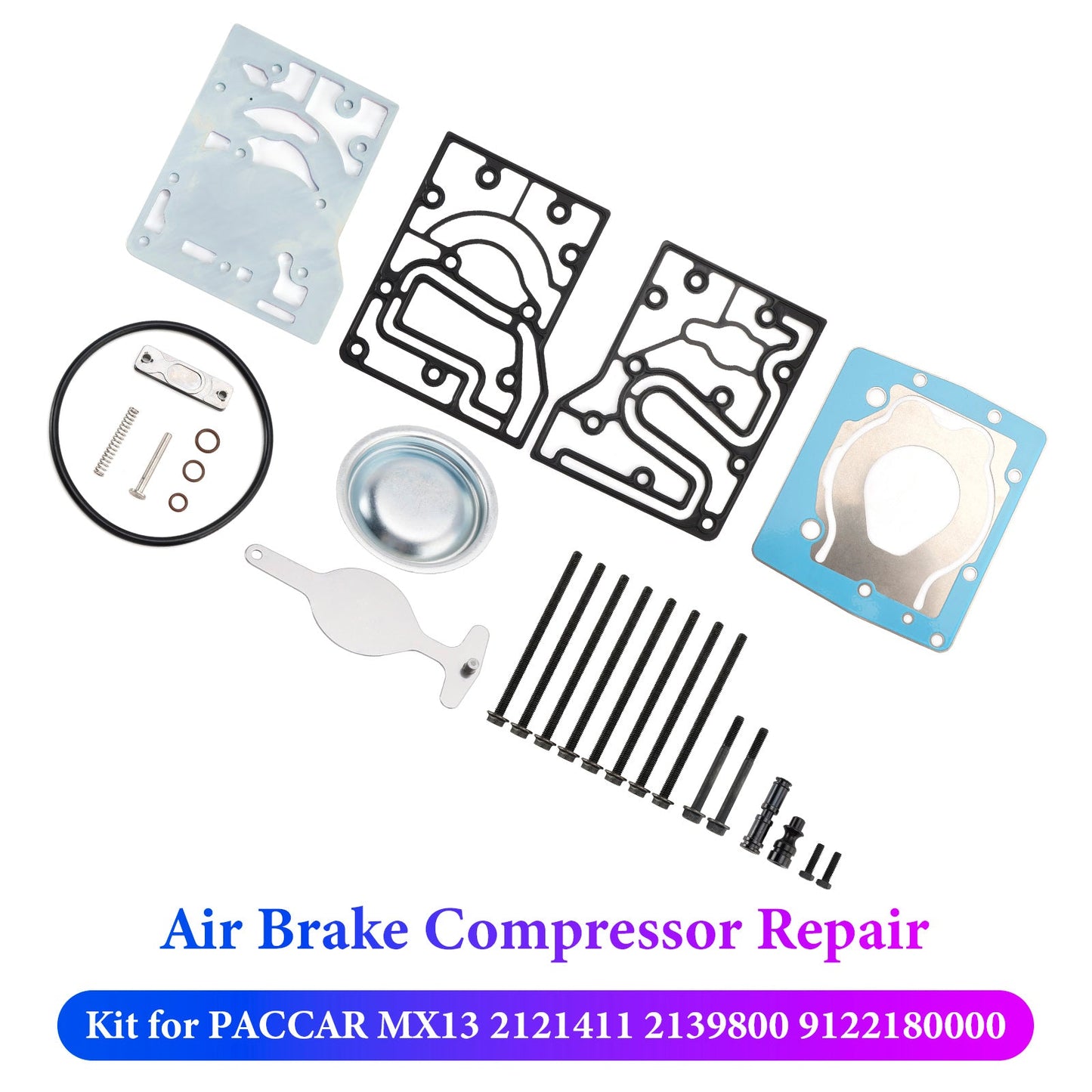 Kit di riparazione per compressore freni ad aria compressa per PACCAR MX13 2121411 2139800 9122180000