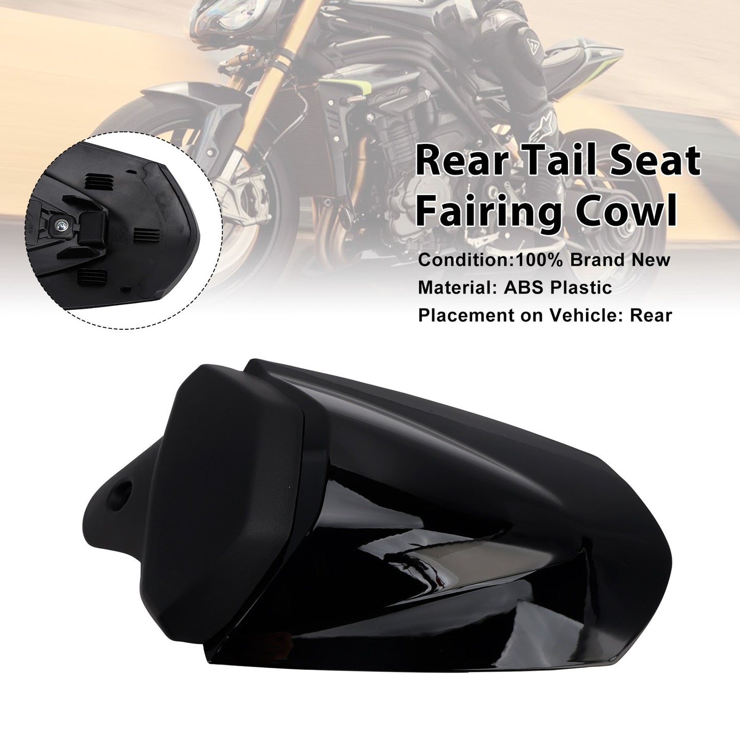 2025-2026 Per Speed Triple 1200 RS Copertura cupolino posteriore sella