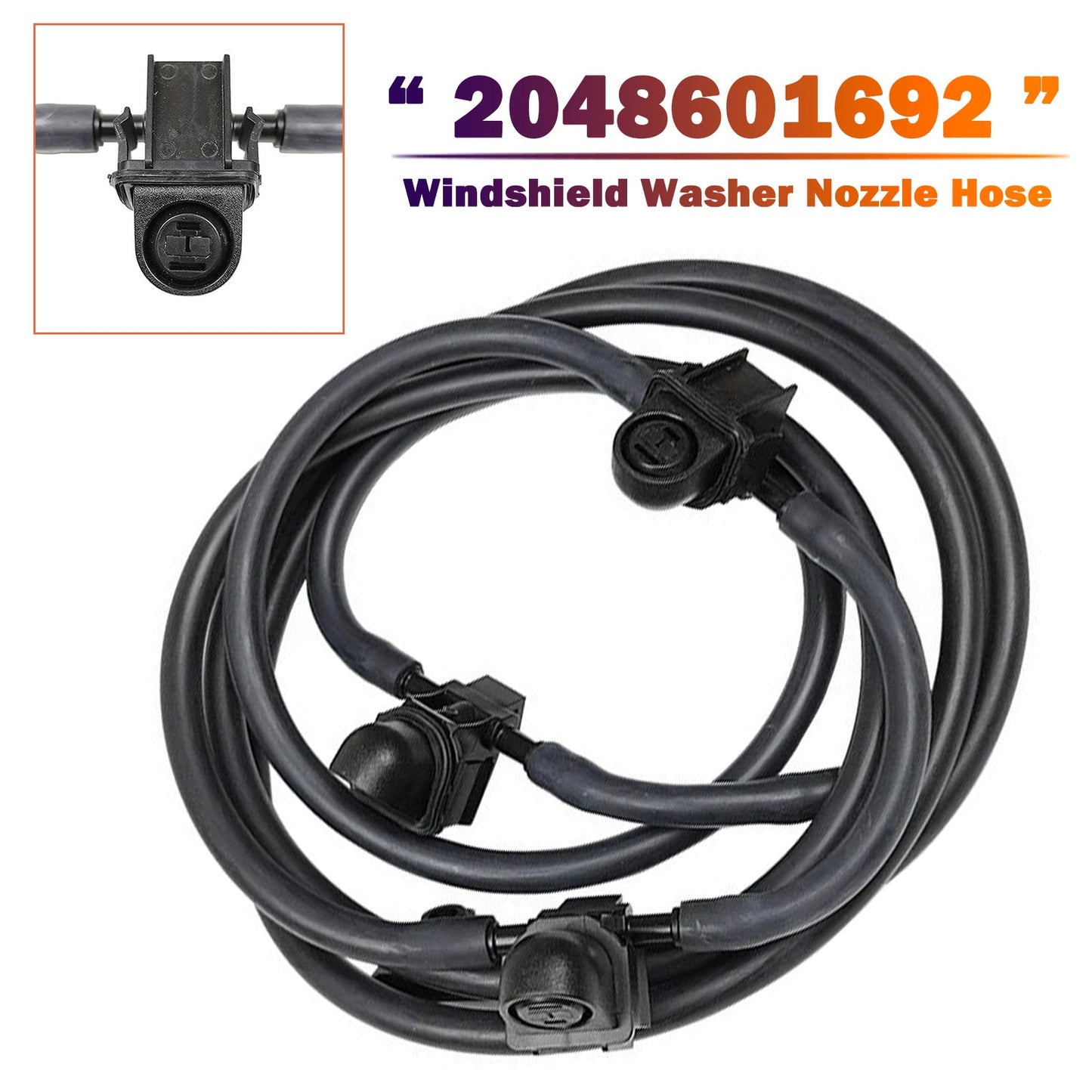 Tubo flessibile per ugello lavavetri per Mercedes Classe C W204 S204 C204 2048601692