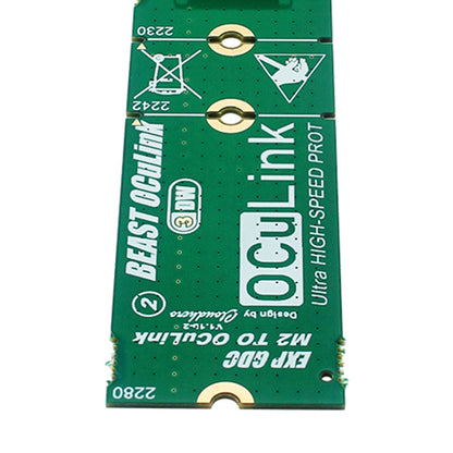 Scheda adattatore da M.2 a OCuLink Scheda di conversione dell'interfaccia da M.2 M KEY a OCULINK