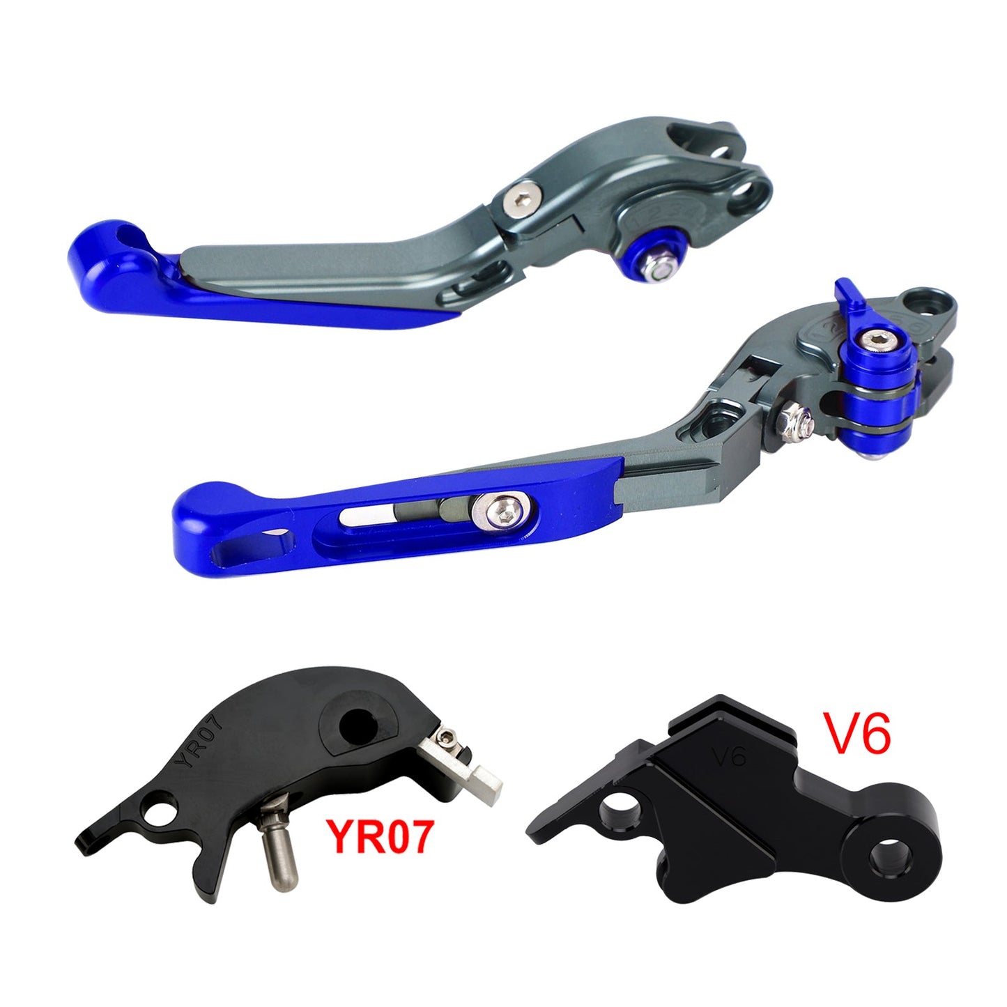 Leva freno frizione regolabile adatta per YAMAHA XSR900 XSR900GP MT-09 2024-2025