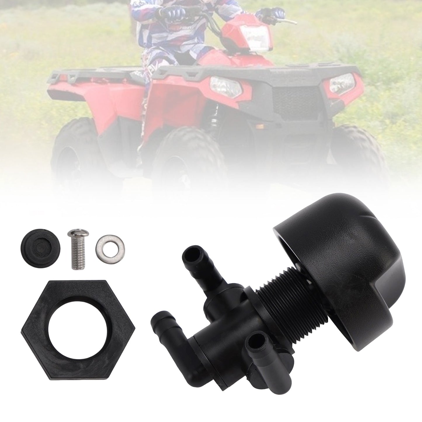 Rubinetto carburante a 3 vie 7052161 5432559 compatibile con Polaris Xplorer Trail Boss