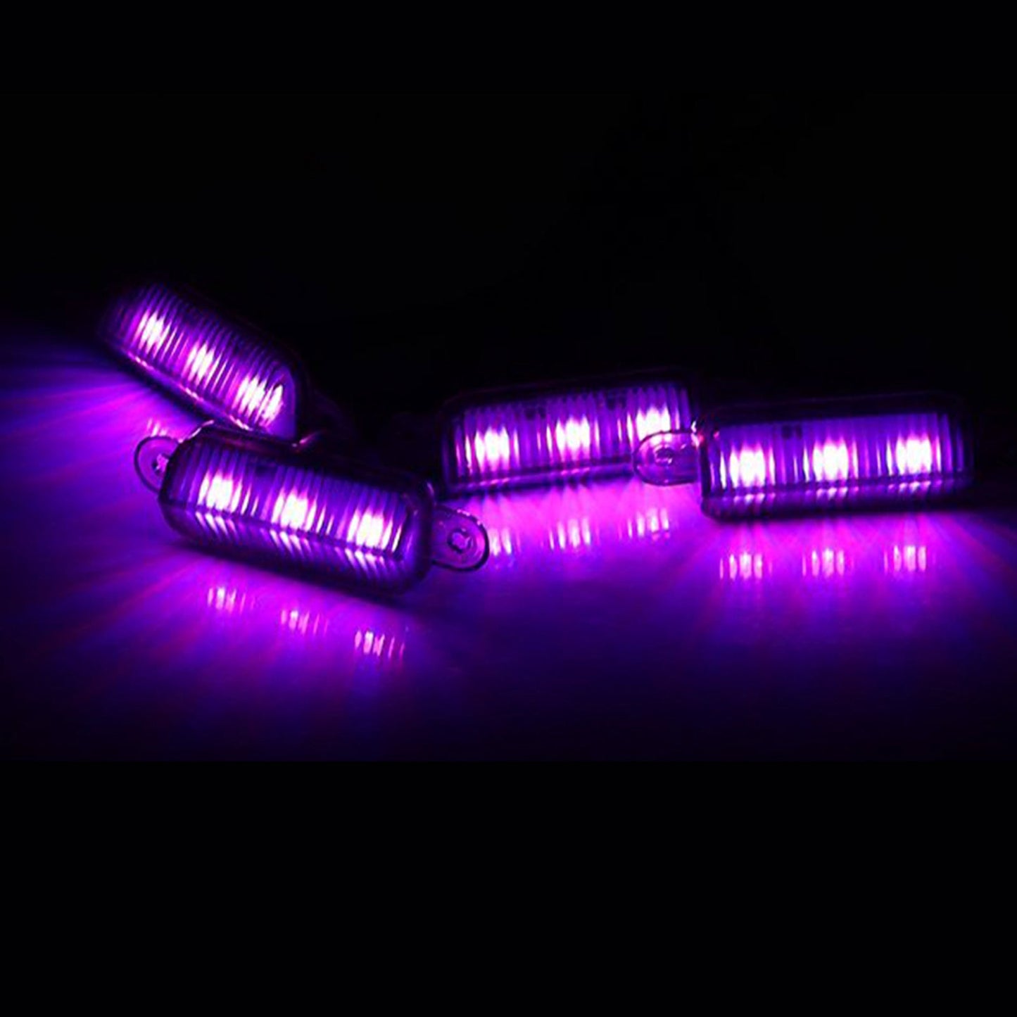 5 pezzi di illuminazione a LED RGB per griglia anteriore con controller APP per veicoli SUV fuoristrada