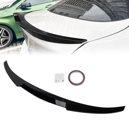 Spoiler posteriore nero lucido per BMW Serie 4 F36 14-20 4DR Coupé M4 Style