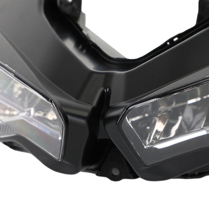 Griglia Del Faro Griglia Del Faro Anteriore Per Kawasaki Ninja 400 18-23 Fumo