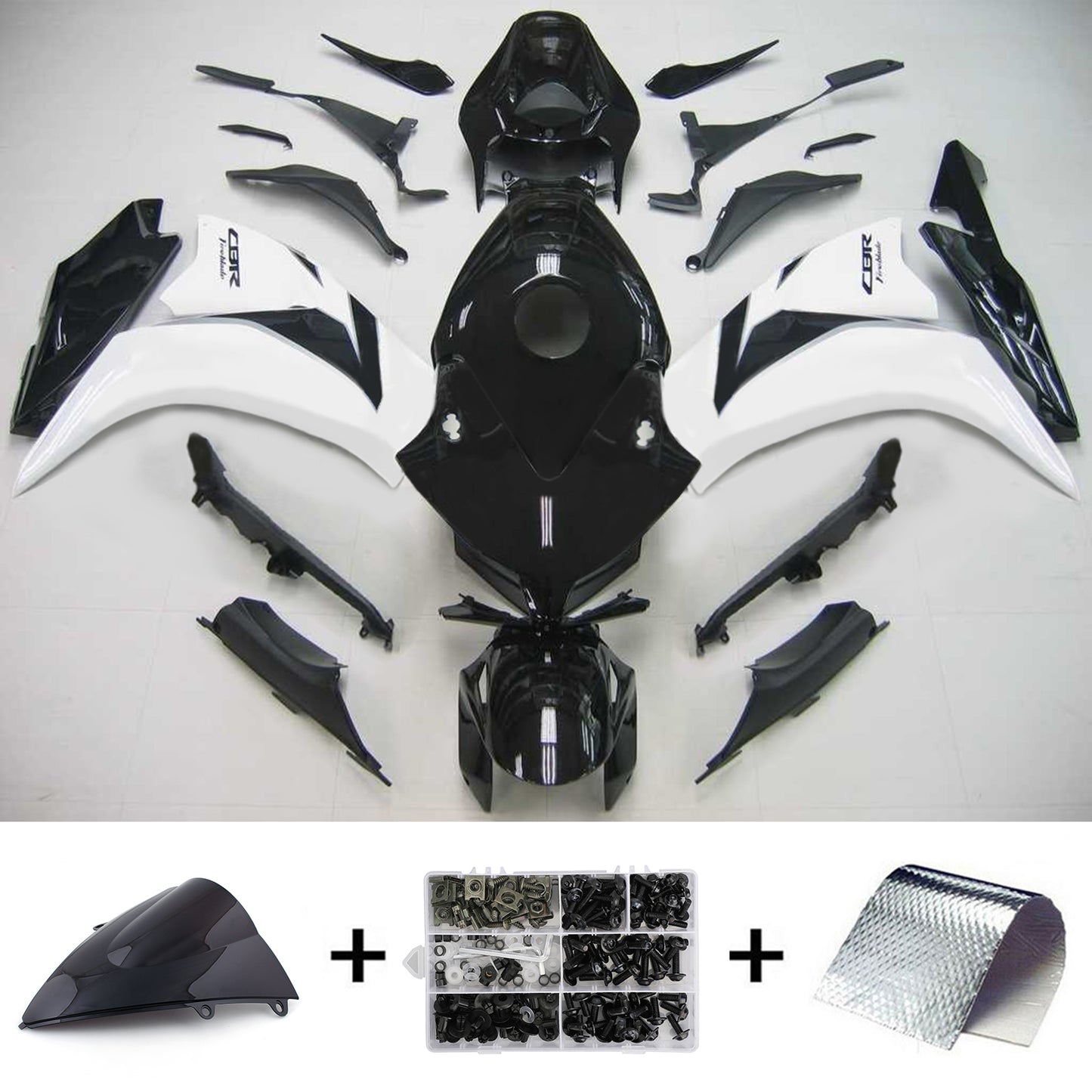 Kit carenatura Bodywork ABS di plastica per Honda CBR1000RR 2012-2016