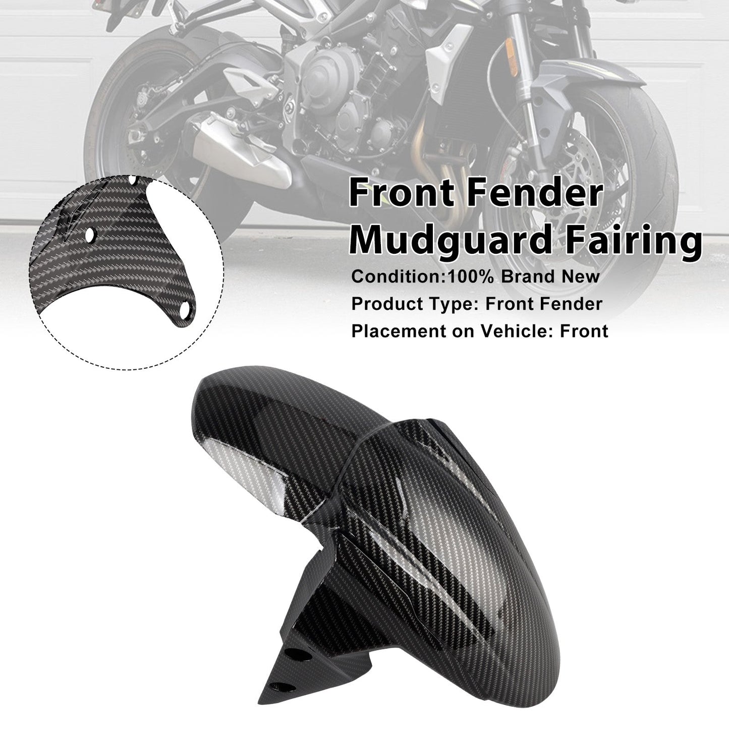 Carenatura parafango anteriore Street Triple 765 R RS 2020-2025