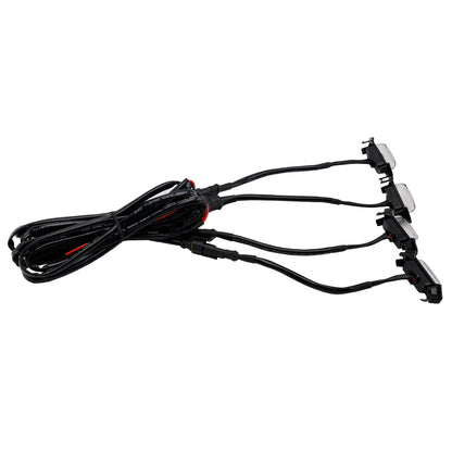 Kit luci LED per griglia anteriore Toyota Tacoma con lente trasparente color ambra 2016-2023