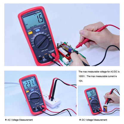 Multimetro digitale UT136C+ Tester Voltmetro CC Amperometro Ohm