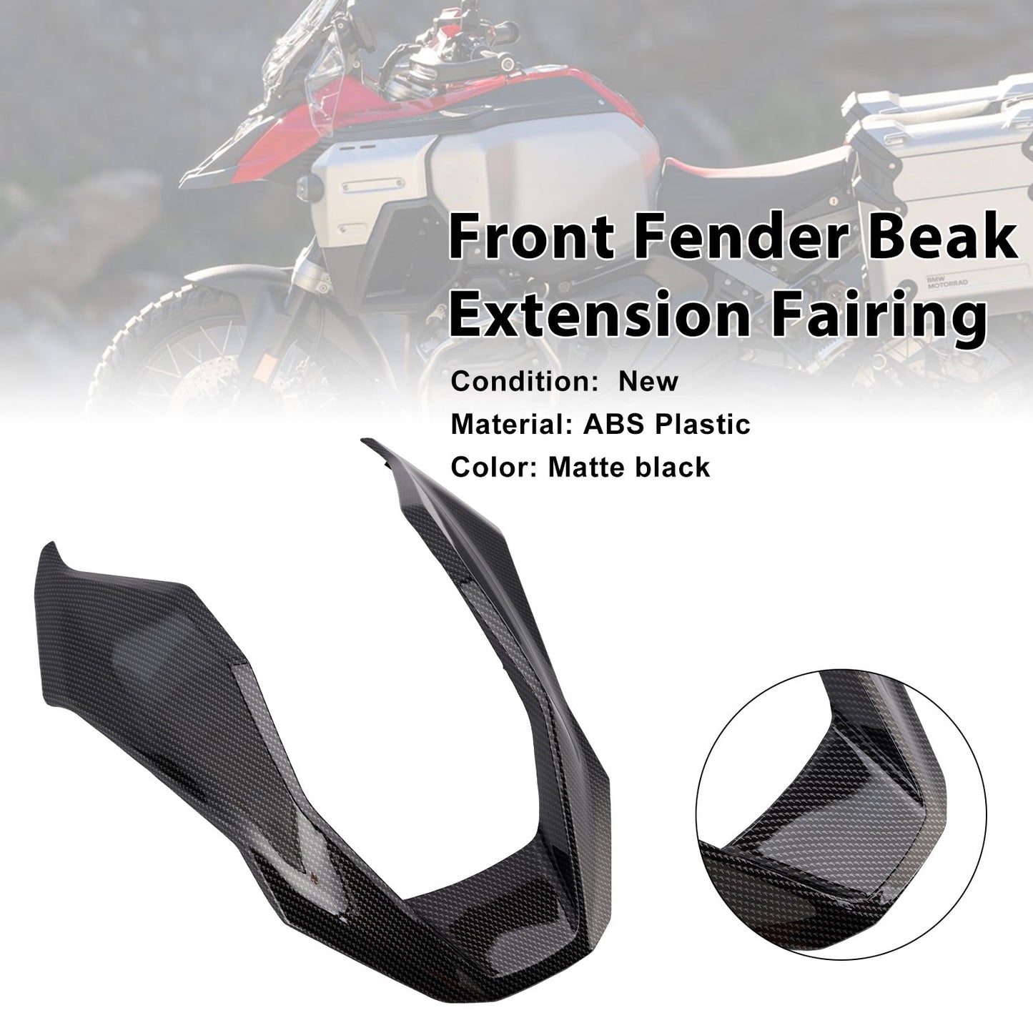 Carenatura di estensione del becco del parafango anteriore BMW R1300GS 2024-2025