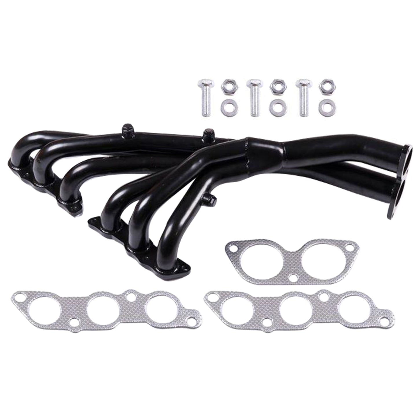 Collettore di scarico in acciaio inossidabile per Lexus IS300 2001-2005 3.0L, nero