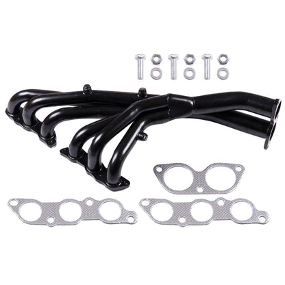 Collettore di scarico in acciaio inossidabile per Lexus IS300 2001-2005 3.0L, nero