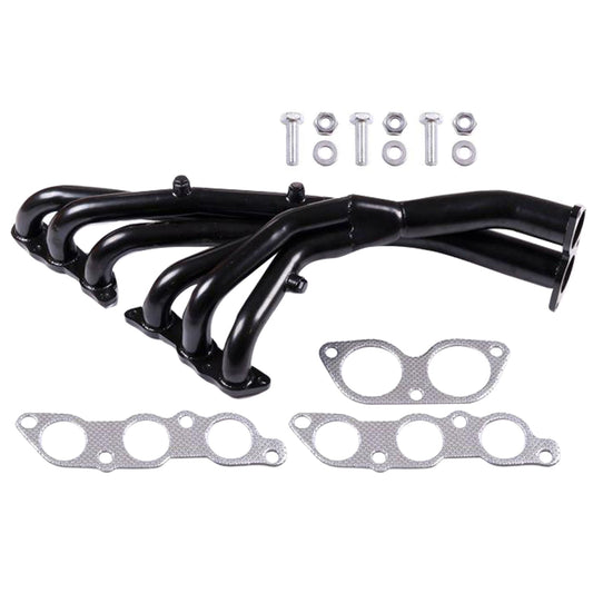 Collettore di scarico in acciaio inossidabile per Lexus IS300 2001-2005 3.0L, nero