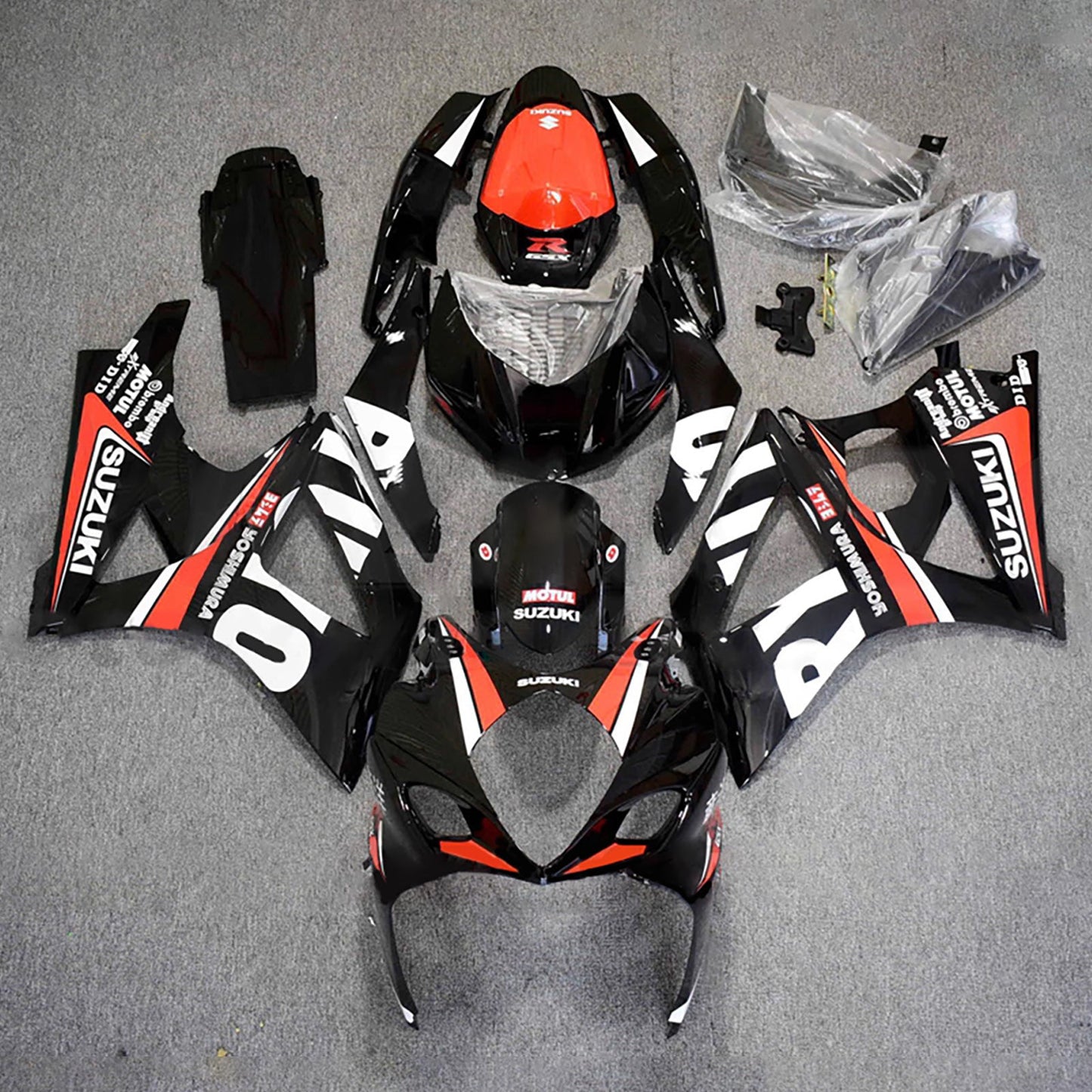 Kit carenatura iniezione plastica ABS per Suzuki GSXR1000 2007-2008 K7