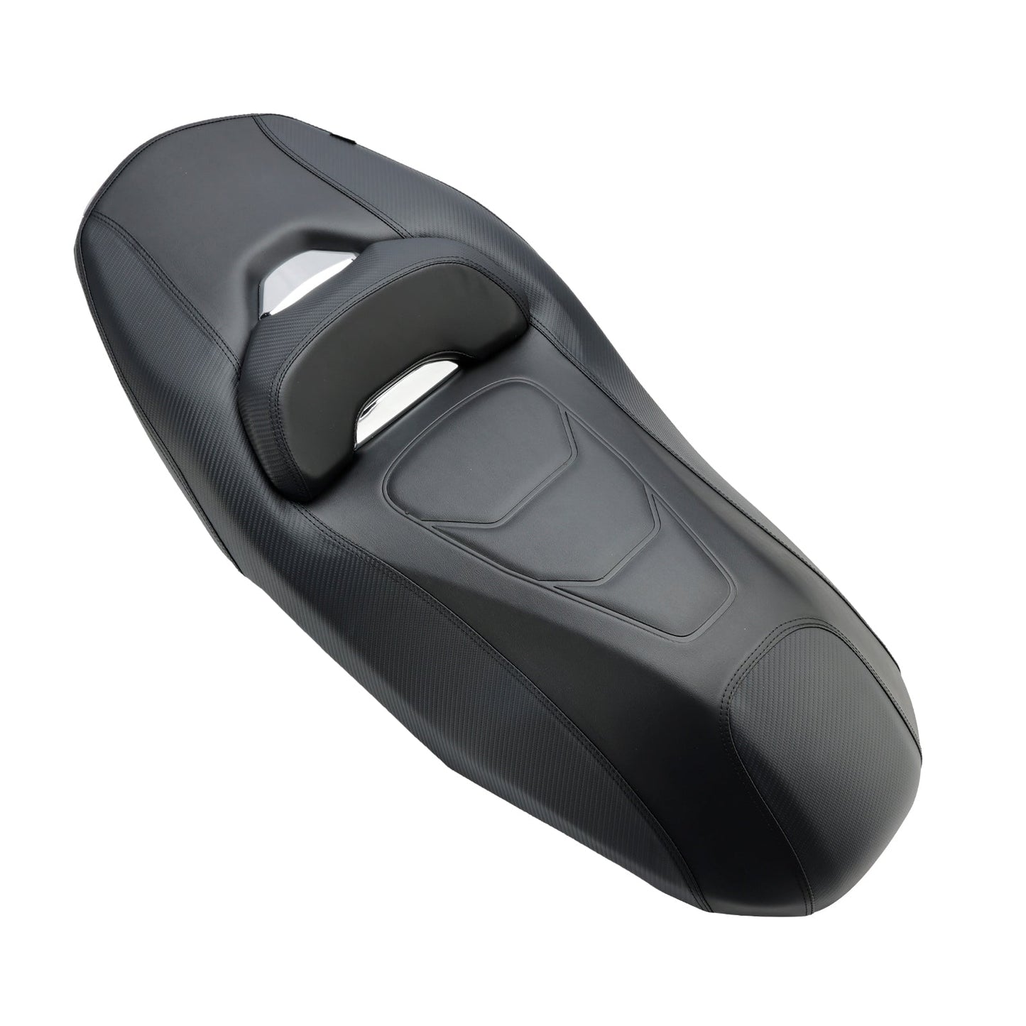 Sella passeggero completa per pilota Yamaha X-Max 300 2023-2025 con cuscino rosso