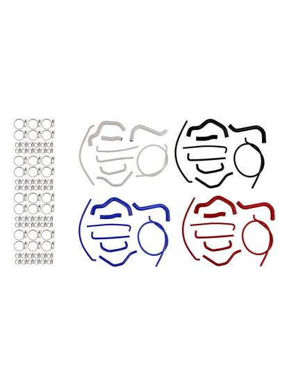 Kit di tubi flessibili in silicone per il liquido di raffreddamento del radiatore per Suzuki GSX-S750/Z 2017-2025