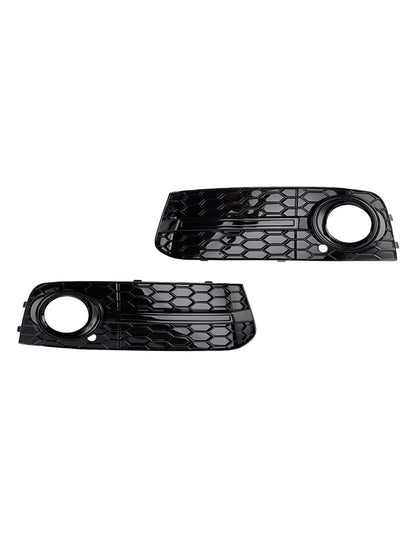2 pezzi Griglia fendinebbia anteriore a nido d'ape 8KD807681 compatibile con Audi A4 B8 2009-2012
