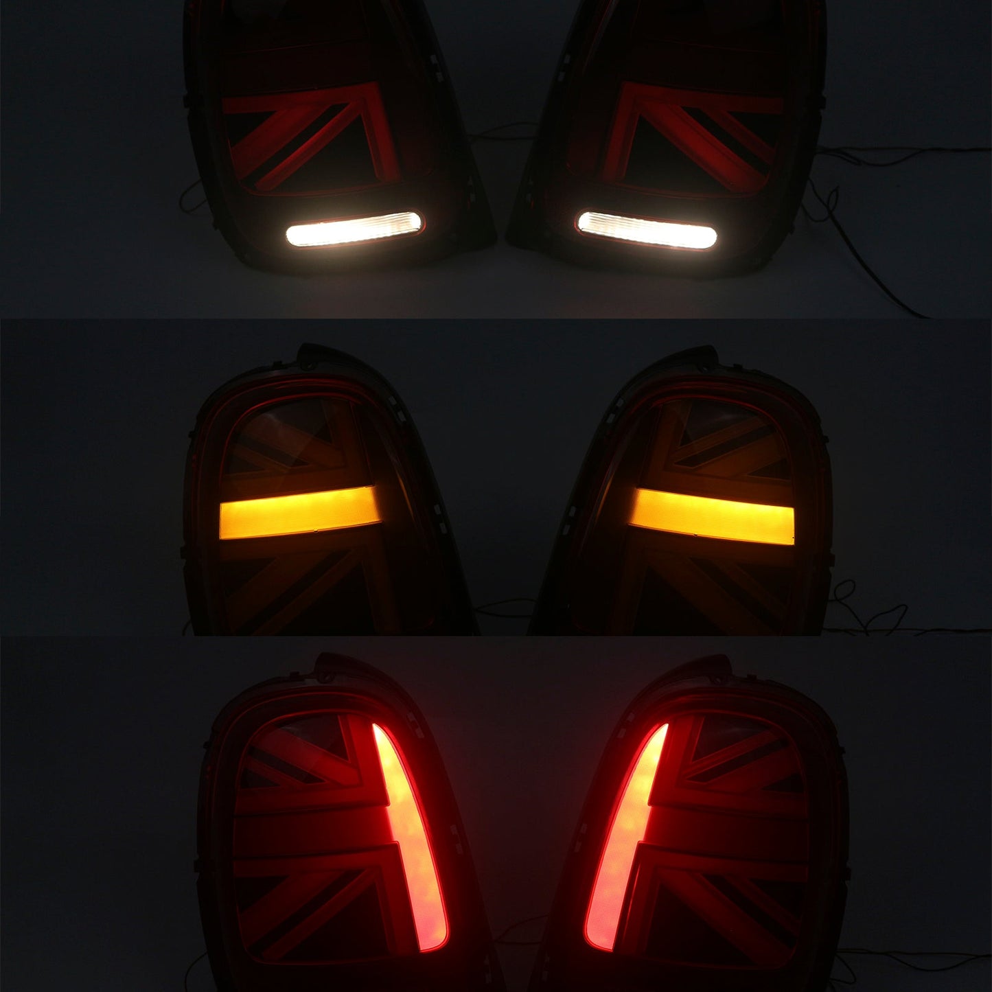 Fanali posteriori a LED L&amp;R per Mini Cooper F55 F56 F57 2014-2023 rossi