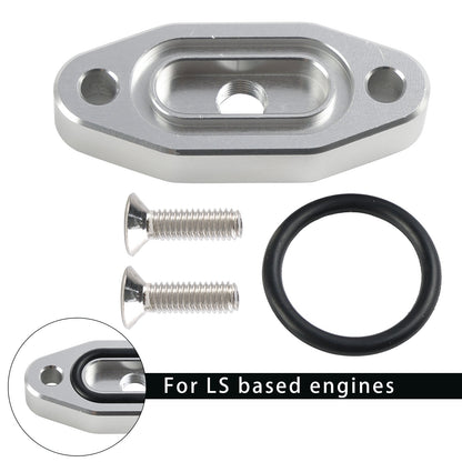 Adattatore per porta di alimentazione/manometro turbo LS1 1/8"npt 551608 per motori basati su LS
