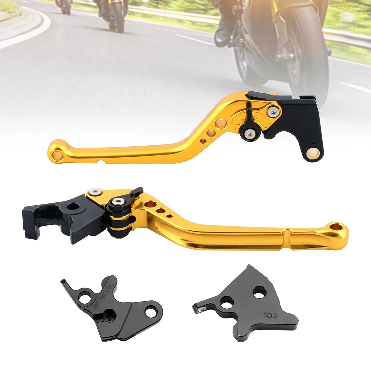 Leva frizione freno lunga YAMAHA YBR125 2005-2014
