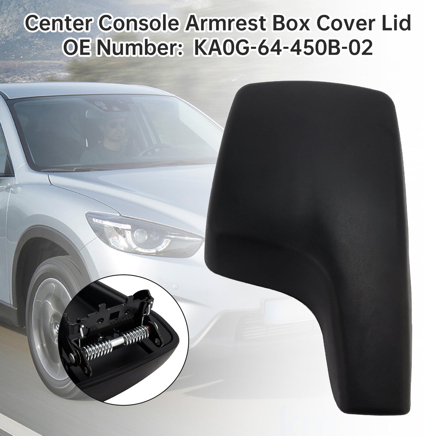 Coperchio del bracciolo della console centrale Mazda CX-5 2013-2016 KA0G-64-450B-02