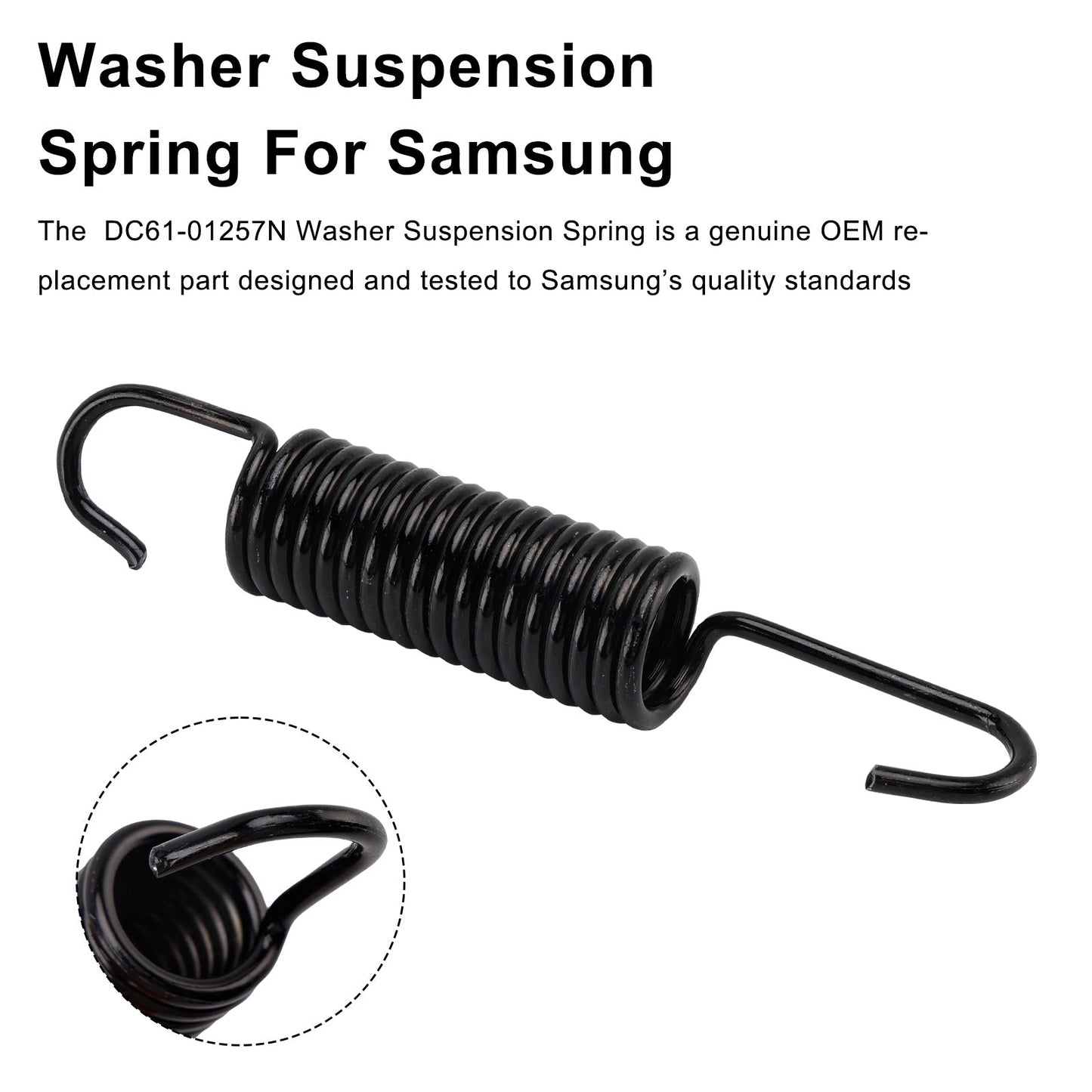 1PC DC61-01257N Molla di sospensione per lavatrice per Samsung sostituisce 592-49396 592-49474