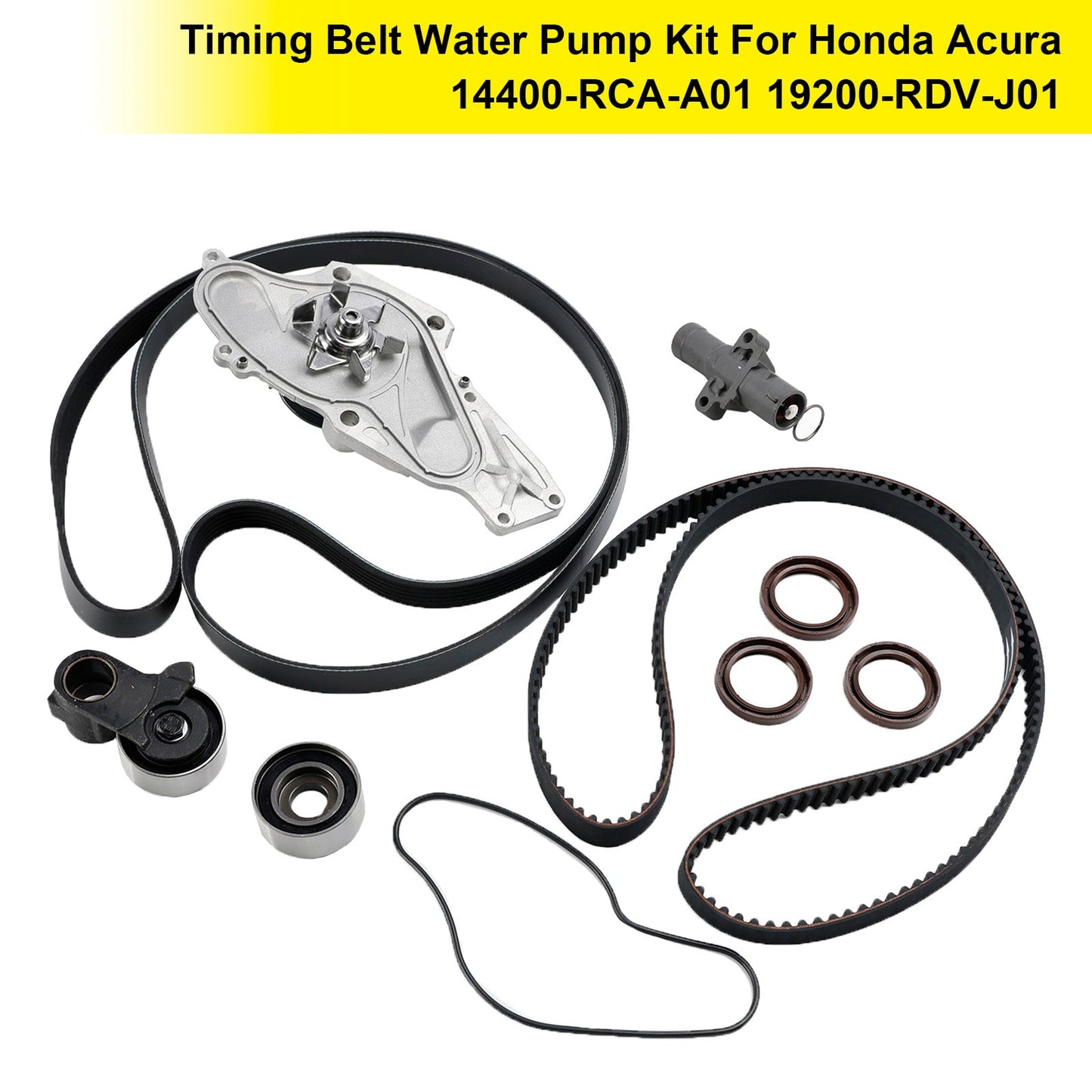 Kit pompa acqua cinghia dentata Honda Ridgeline All 3.5L / V6 2006-2014 14400-RCA-A01 19200-RDV-J01