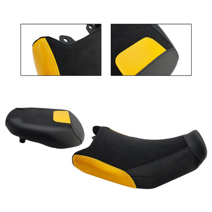 Cuscino inferiore per sella conducente e passeggero Suzuki V-Strom250Sx 2024-2025, colore giallo.