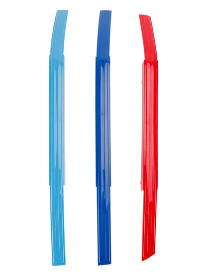 Clip per inserti griglia anteriore a doppio rene in ABS tricolore BMW Serie 7 2023-2025