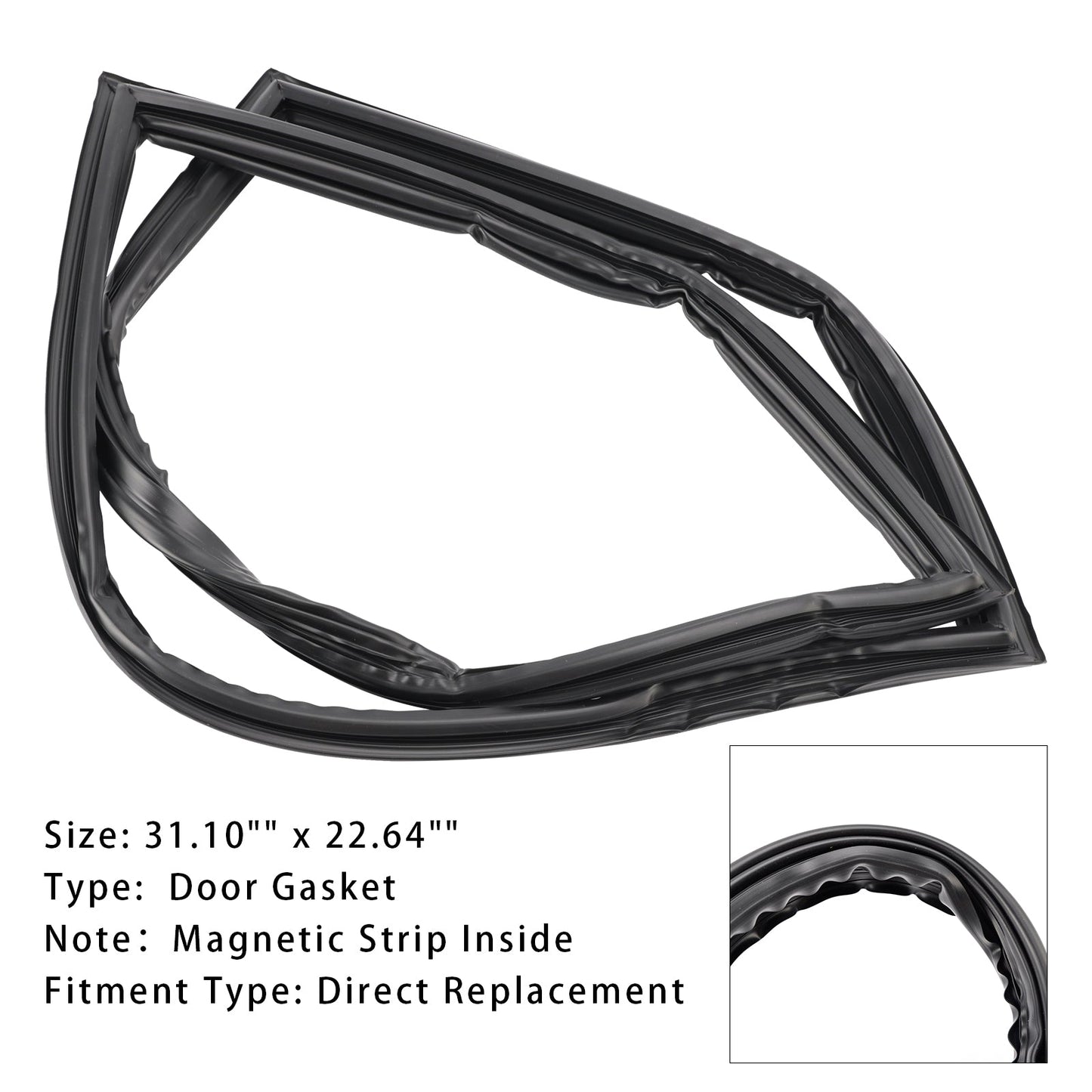 Guarnizione porta congelatore frigorifero WPW10436250 per cucina Amana Jenn Air Kenmore