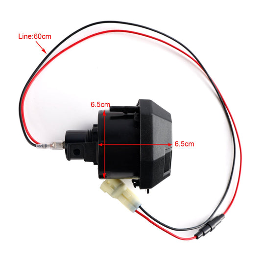 Caricabatterie rapido Kawasaki Versys 650 2022-2024 con presa destra USB + Type-C