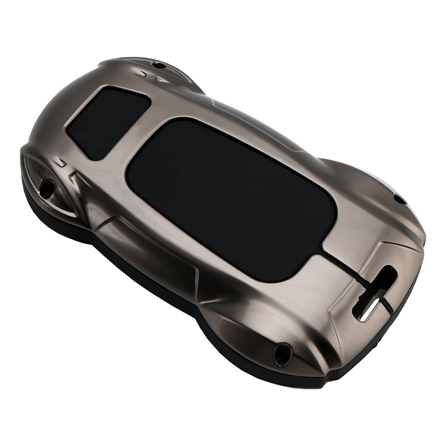 Custodia in pelle e lega di zinco grigia per chiave auto per Lexus ES260h/RX350h/LS500h