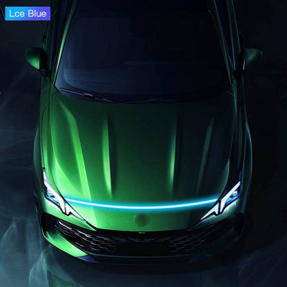 Striscia di luci diurne a LED per cofano auto con avvio dinamico flessibile della scansione