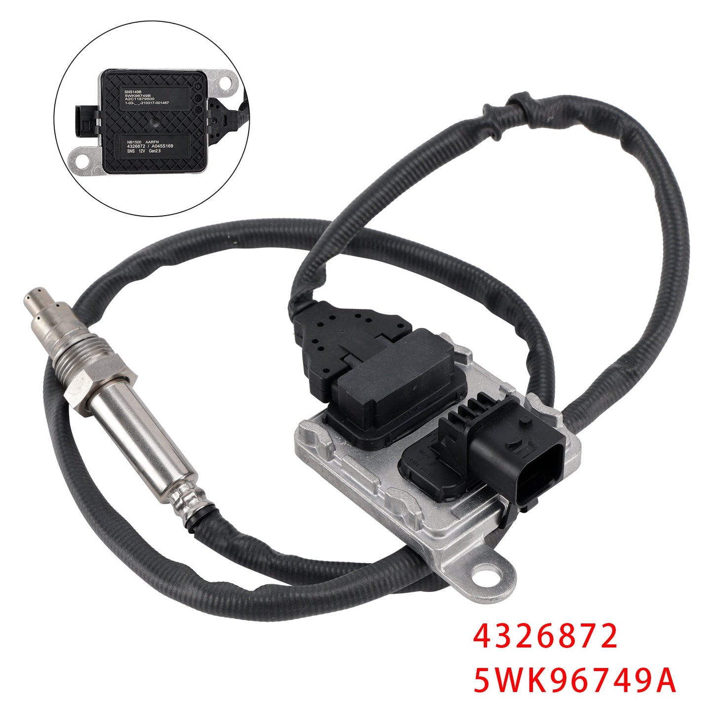 Sensore di ossido di azoto Nox per Cummins ISX 15.0 4326872RX 4326872 5WK96749A