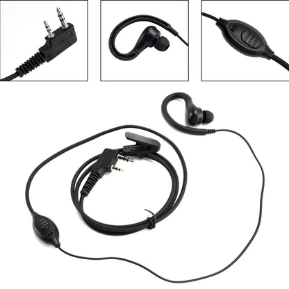 Cuffie con gancio auricolare K-030-626 per TK-240 TK-248 TH-K2A TH-21 RPU499A KG669 PX-777